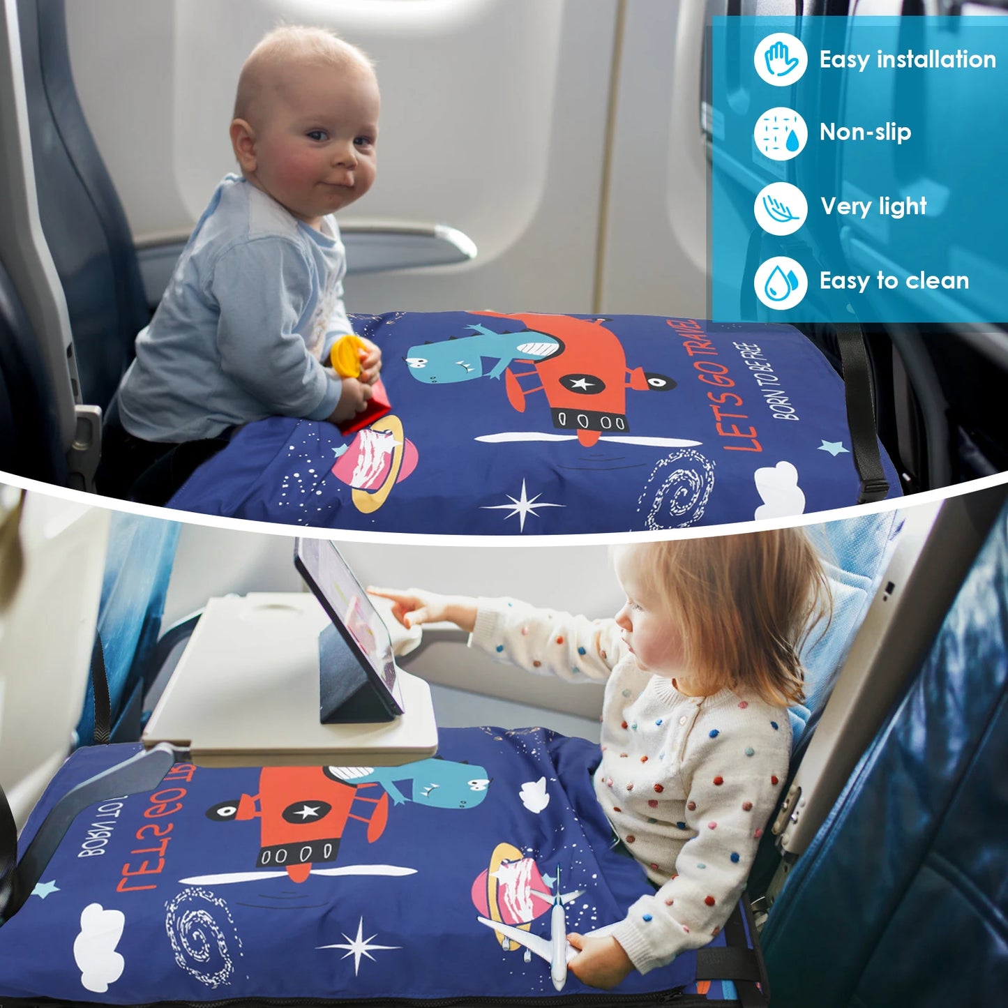 Kids Travel Airplane Bed