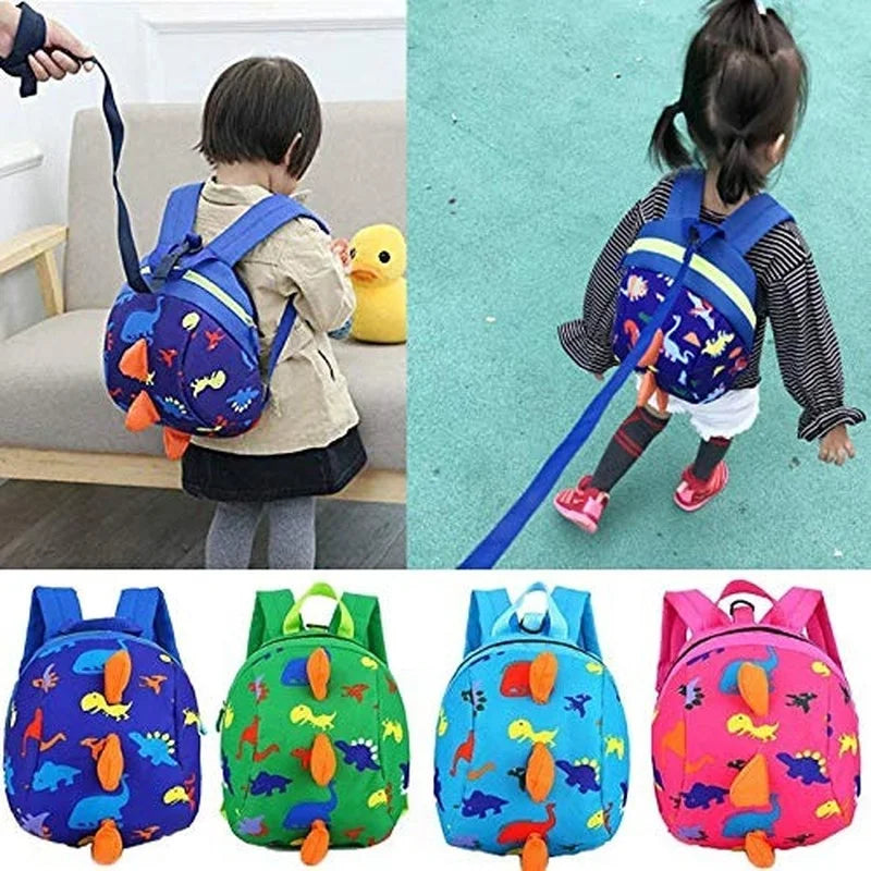 Baby Dinosaur Backpack with Anti-Lost Harness