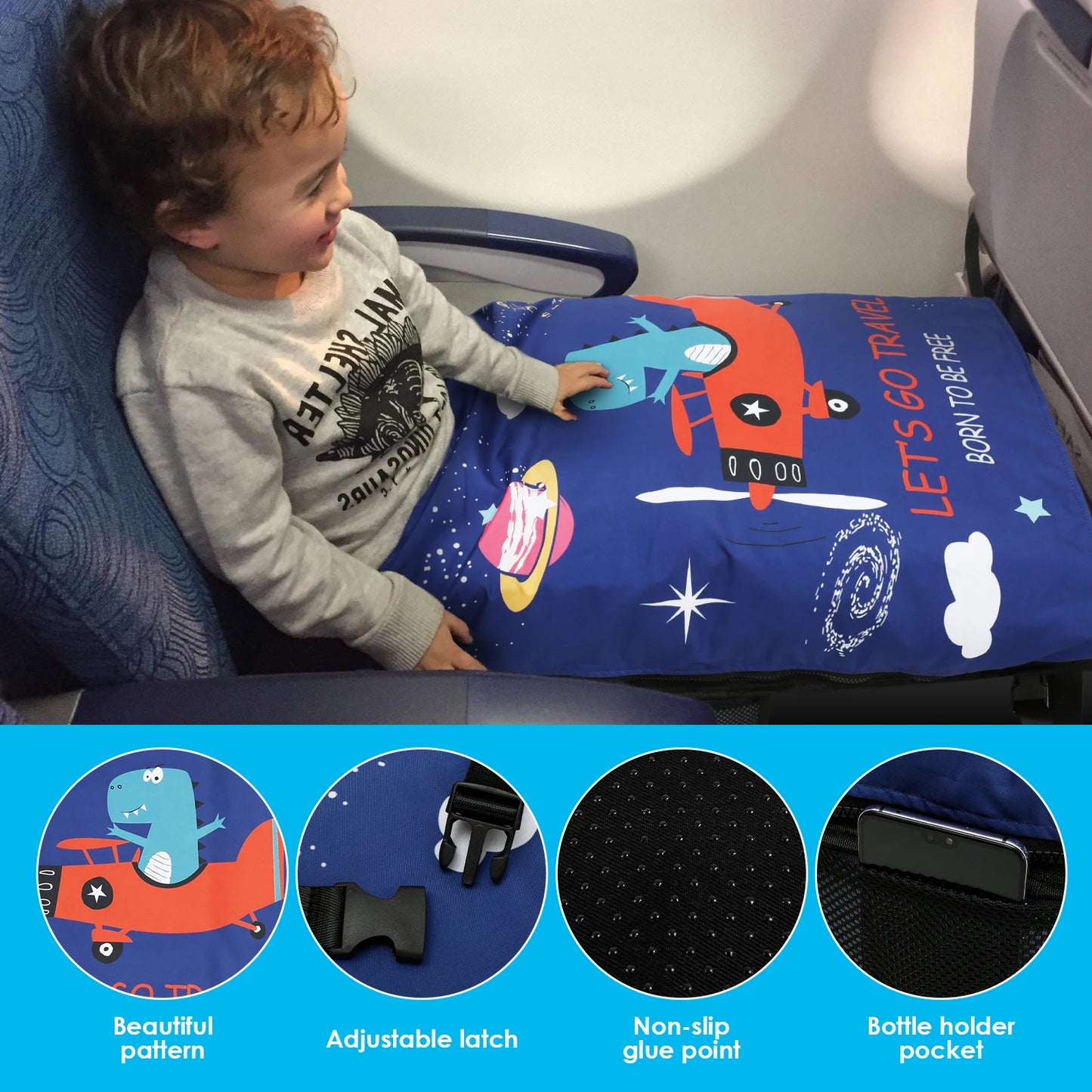 Kids Travel Airplane Bed